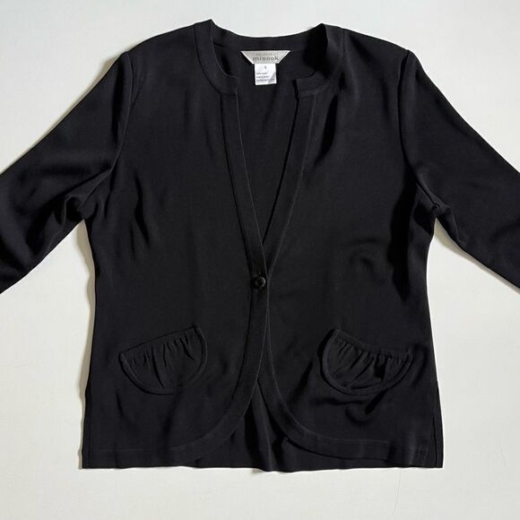 Misook Vintage Cardigan Black Small - Picture 2 of 7